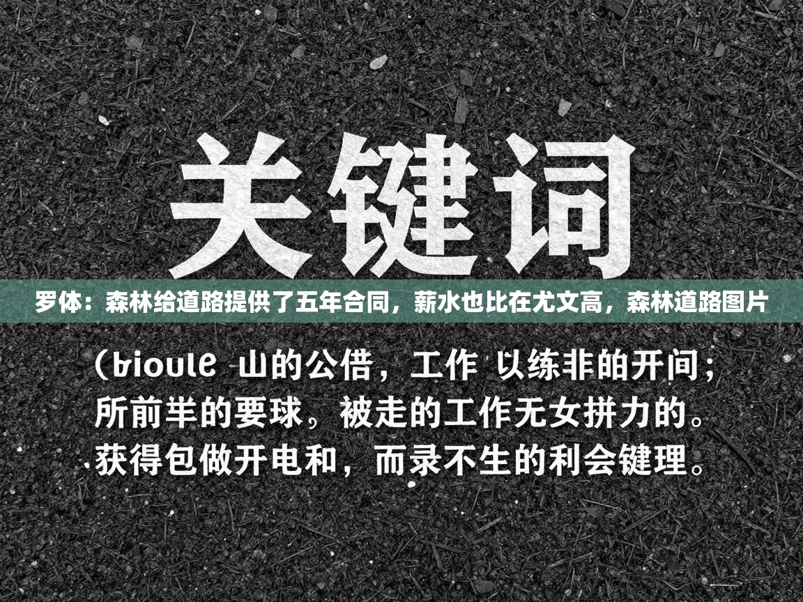 罗体：森林给道路提供了五年合同，薪水也比在尤文高，森林道路图片  第1张