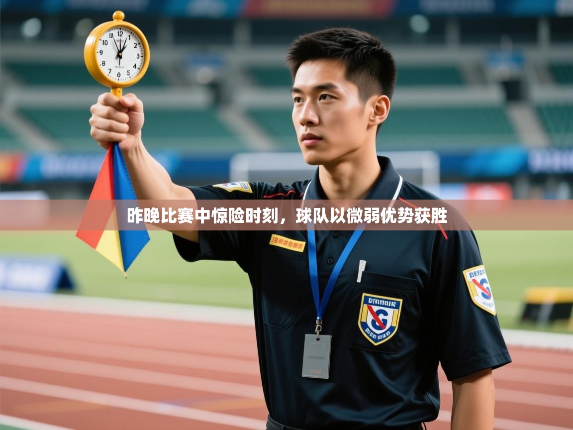 昨晚比赛中惊险时刻，球队以微弱优势获胜  第1张