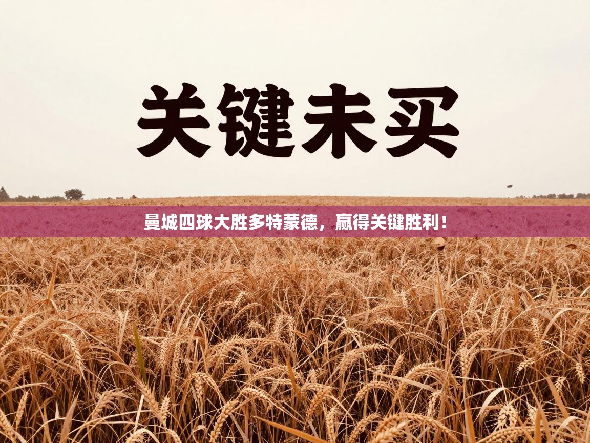 曼城四球大胜多特蒙德，赢得关键胜利！  第1张